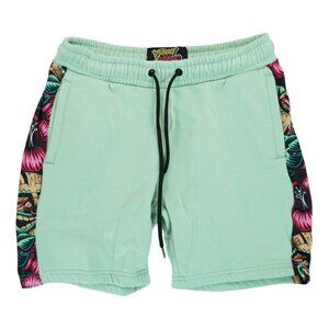 Good Vibes Men's Shorts Drawsting Elastic Waist Size‎ M 100% Polyester